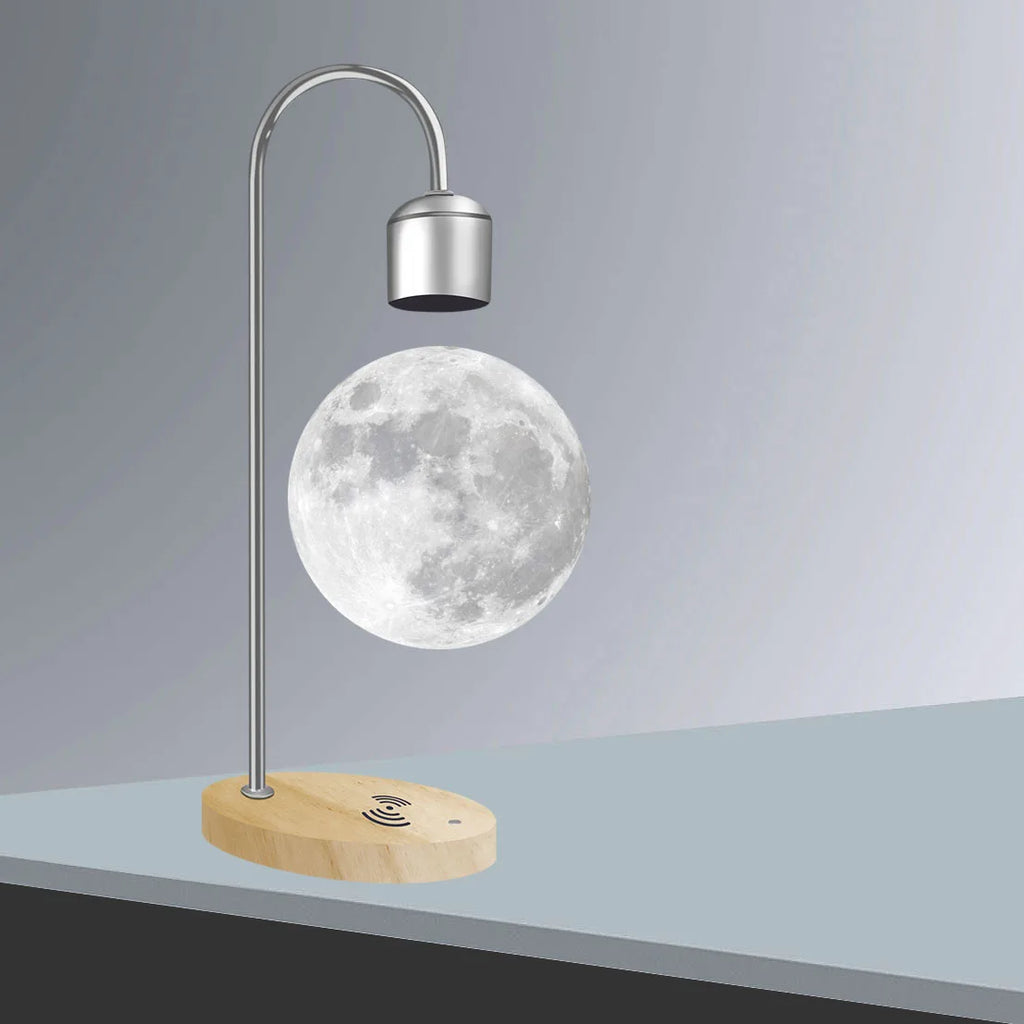 Levitating Moon Lamp & Wireless Station – Modernes Design & Technologie