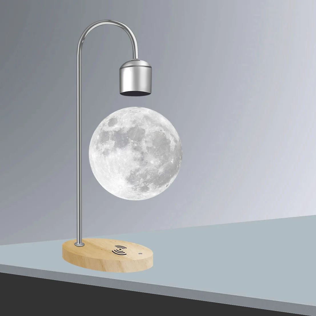 Levitating Moon Lamp & Wireless Station – Modernes Design & Technologie
