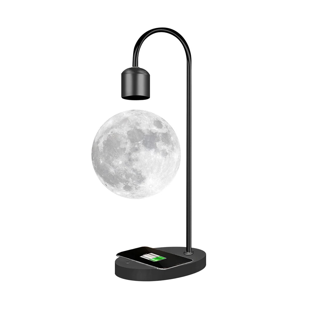 Levitating Moon Lamp & Wireless Station – Modernes Design & Technologie