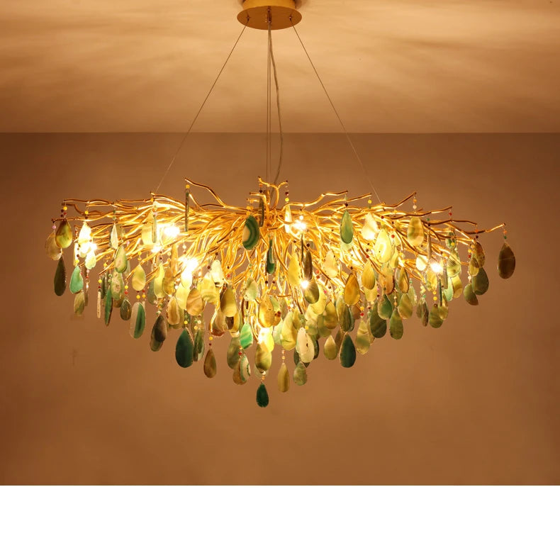 Premium Nordic Agate Crystal Chandelier