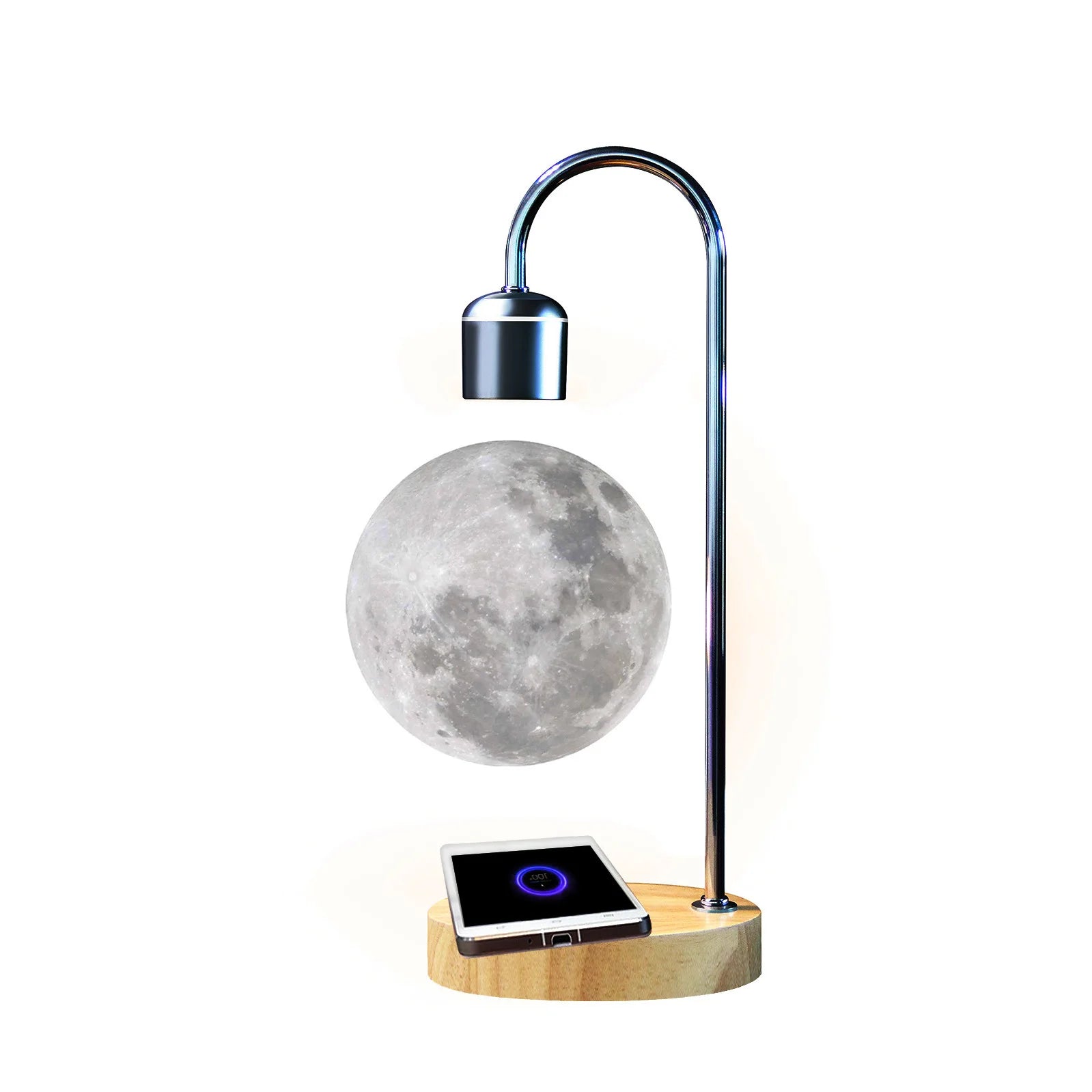 Levitating Moon Lamp & Wireless Station – Modernes Design & Technologie