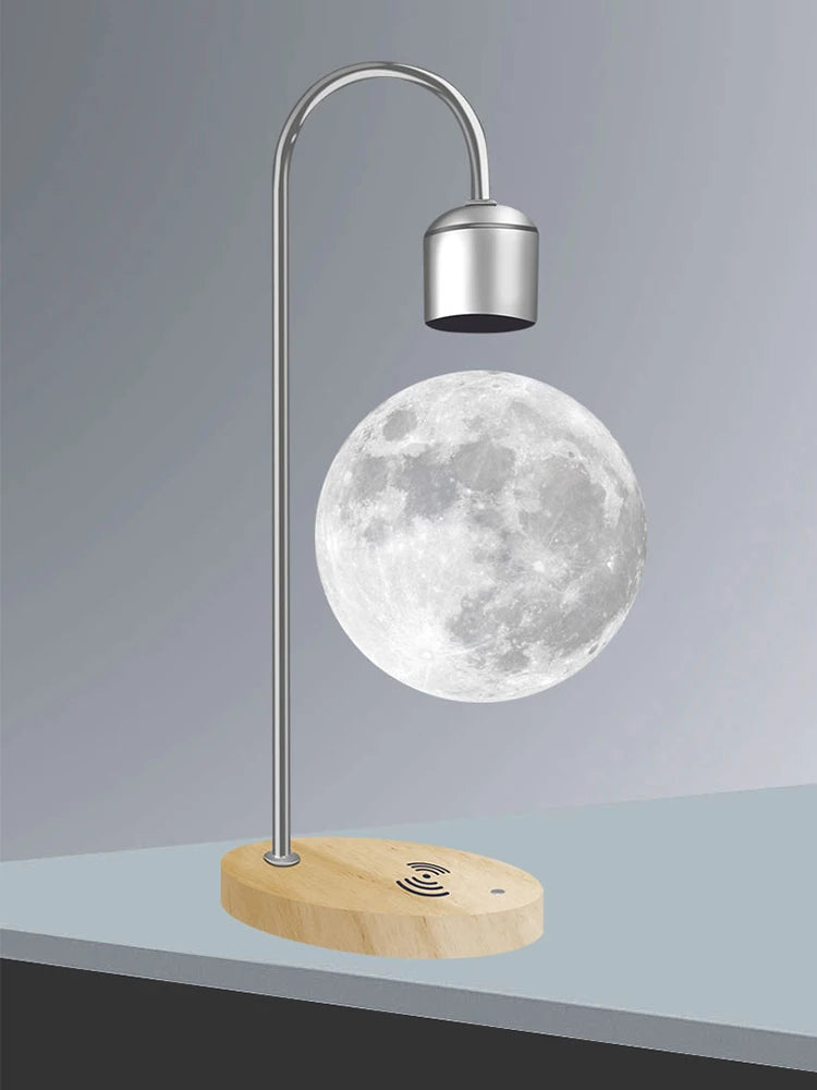 Levitating Moon Lamp & Wireless Station – Modernes Design & Technologie