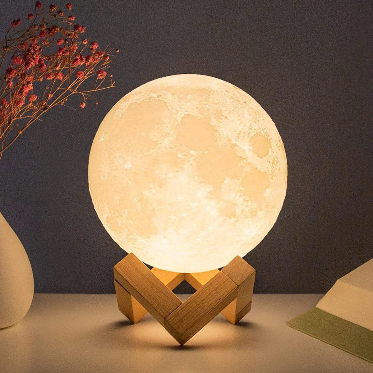 Mondlicht Smart-Lampe – 16 Farben & Fernbedienung