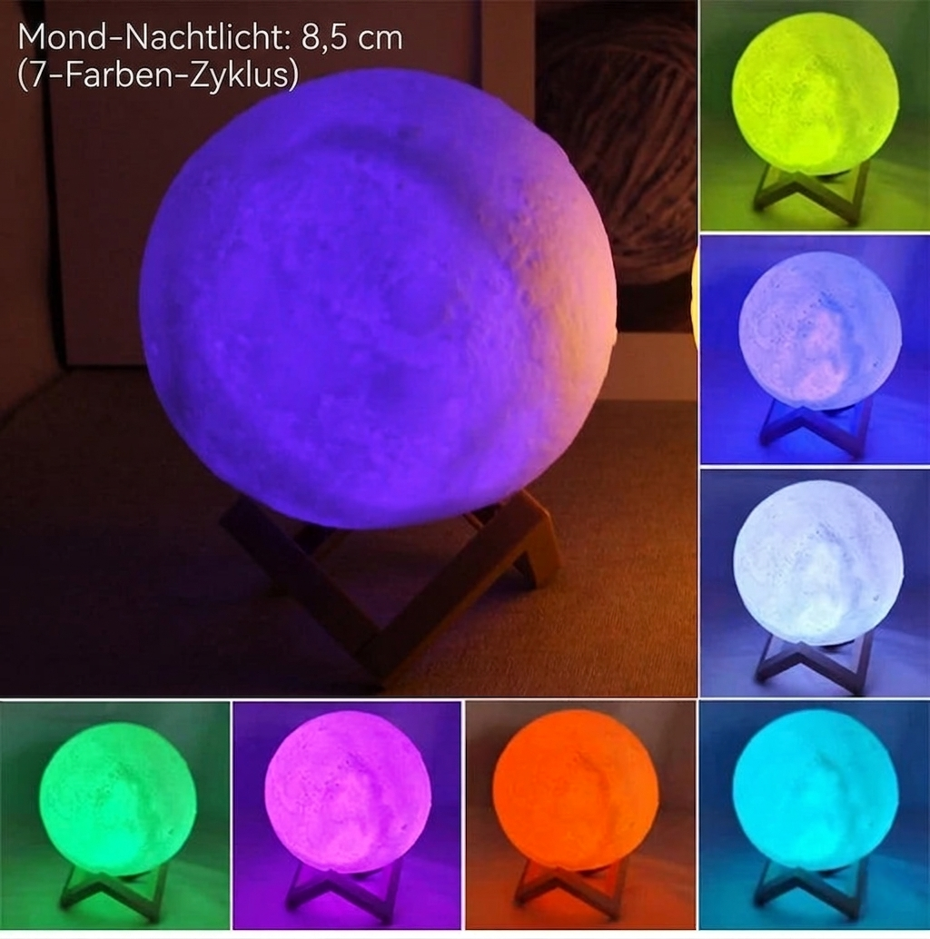 Mondlicht Smart-Lampe – 16 Farben & Fernbedienung