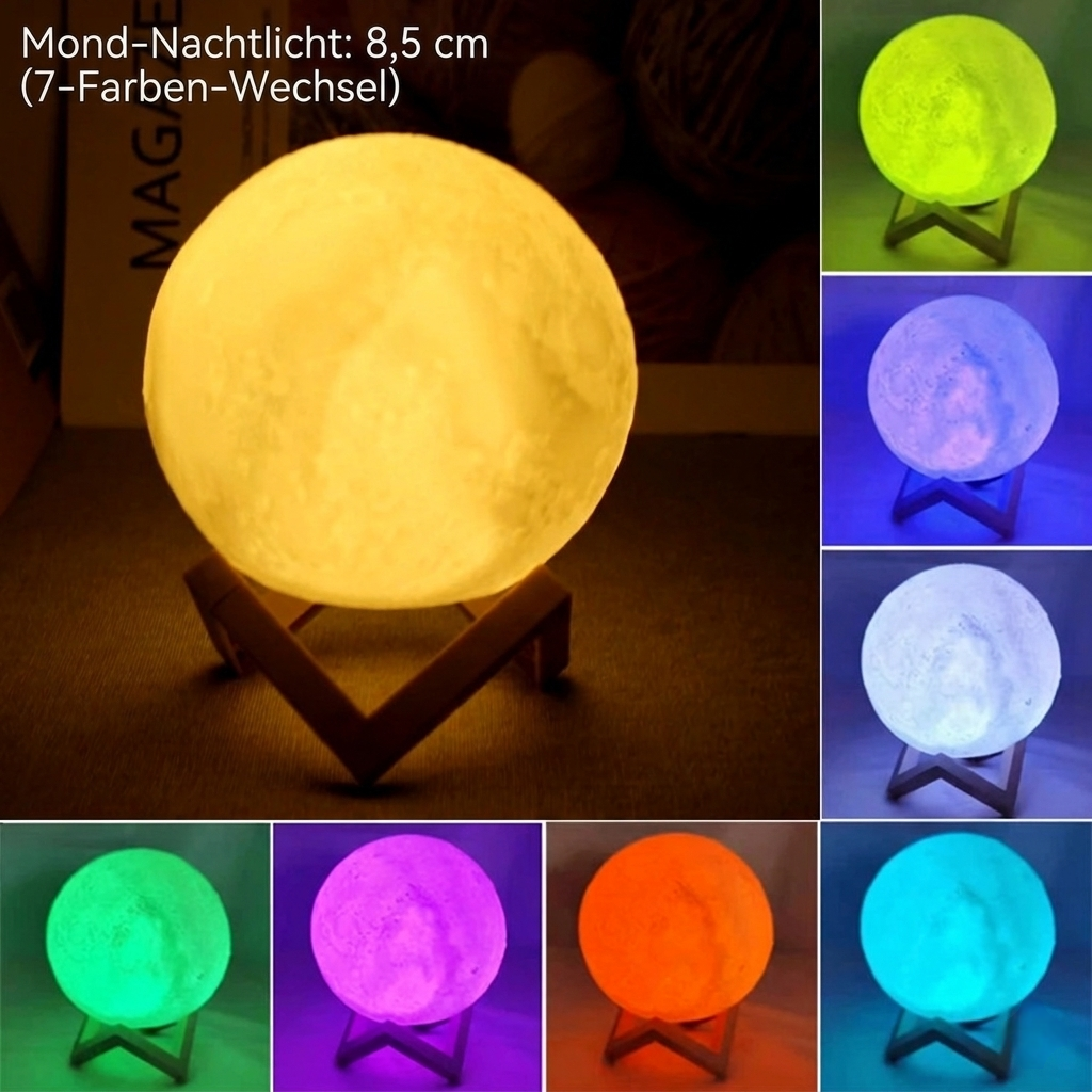 Mondlicht Smart-Lampe – 16 Farben & Fernbedienung