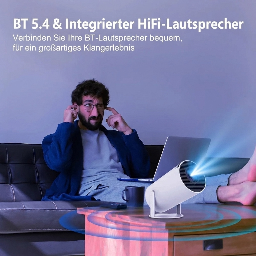 MAGCUBIC HY300 PRO 8K Beamer – Android 14, Dual Wifi6, 290ANSI, Allwinner H726, BT5.4, 1080P 1280*720P Home Cinema & Outdoor Projektor