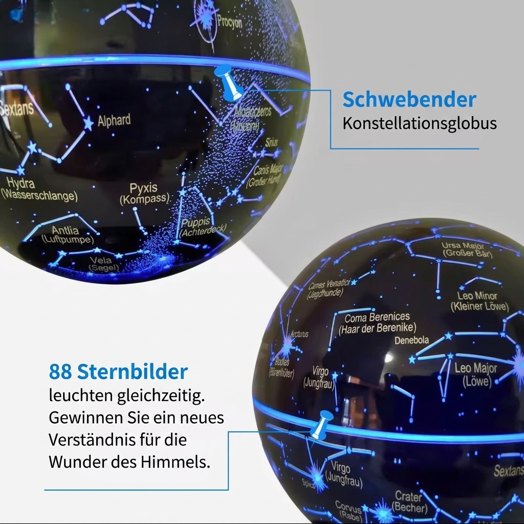 Schwebende LED-Magnetlampe – Futuristisches Design & 10 Farbmodi